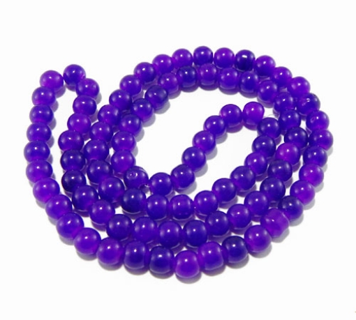 8mm Round Glass Beads