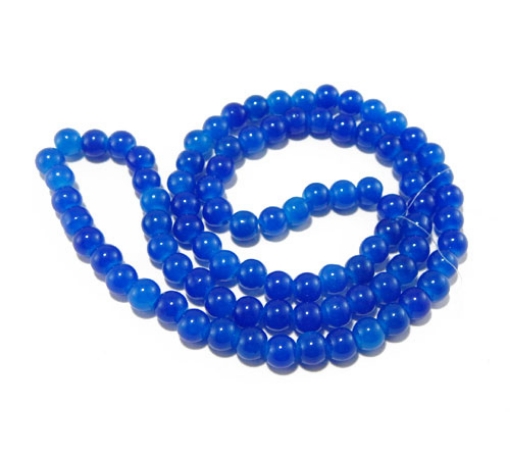 8mm Round Glass Beads