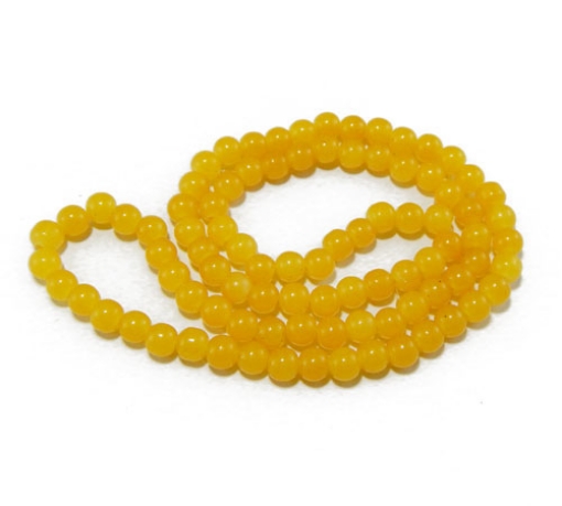 8mm Round Glass Beads