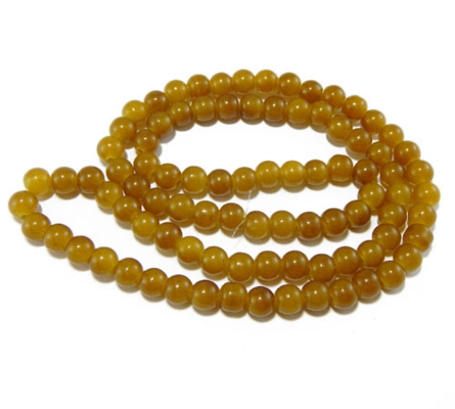 8mm Round Glass Beads