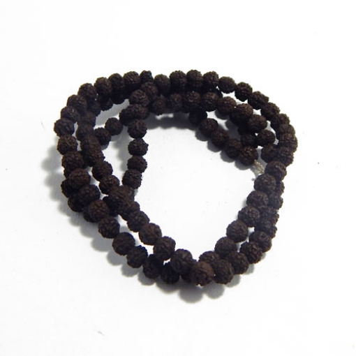 Black Rudraksha Mala Beads 7mm