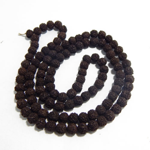 Black Rudraksha mala beads 10mm