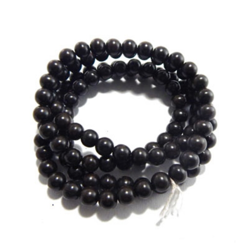 Ebony Wood Beads 12mm