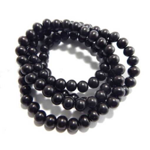 Ebony Wood Beads 14mm