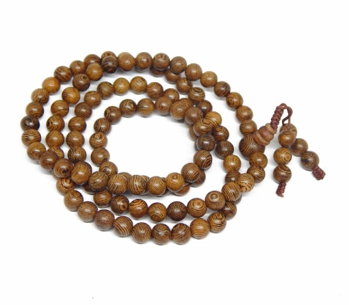 Palm Wood Beads Mala