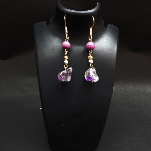 Gem Stone Fancy Earring