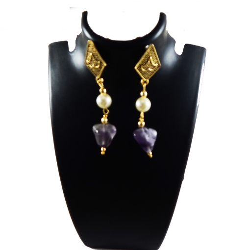 Gem Stone Fancy Earring