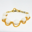 Gemstone White Agate Bracelet