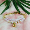 Gemstone Rose Quartz Bracelet 6mm round