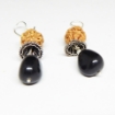 Picture of Rudraksha & Stone Tumble Earring