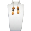 Picture of Rudraksha & Stone Tumble Earring