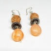 Picture of Rudraksha & Stone Tumble Earring