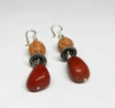 Picture of Rudraksha & Stone Tumble Earring