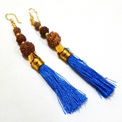 Rudraksha &Tassels Earring