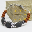 Sodalite & White Sandal Wood Bracelet