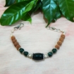 Green Aventurine & Rudraksha Bracelet