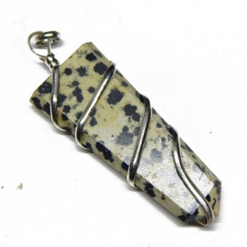 Dalmatian Stone Pendant