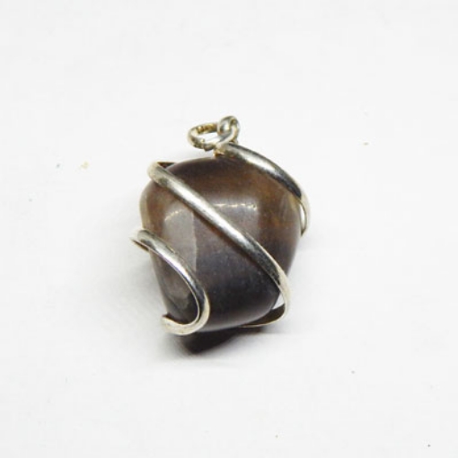 Wire Wrapped Yellow Aventurine Pendant