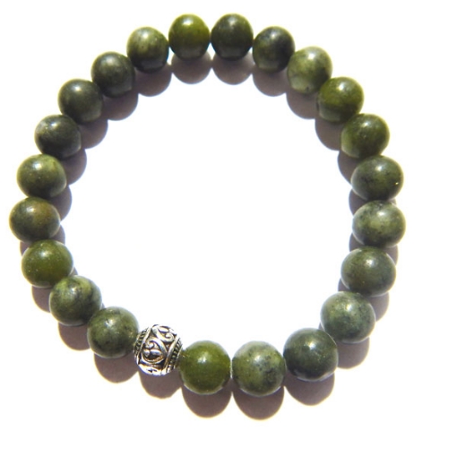  Nephrite  Gemstone Bracelet 