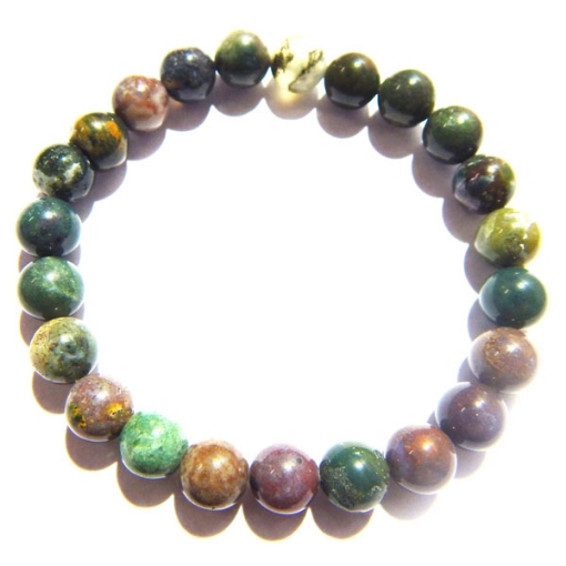 Indian Agate Gemstone Bracelet  