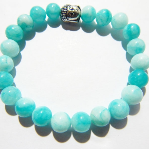 Dark Aqua   Gemstone Bracelet  