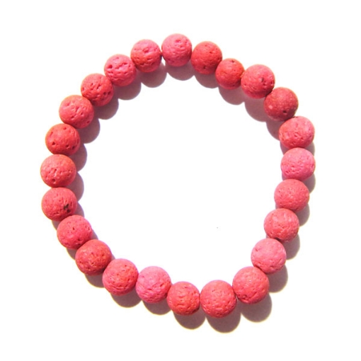 Coloured Lava Gemstone Bracelet