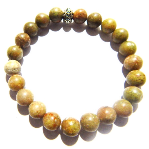 Unakite  Gemstone Bracelet 