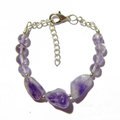 Gemstone Amethyst Bracelet