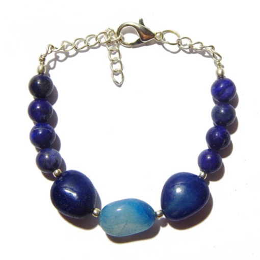 Gemstone Lapis Lazuli Bracelet