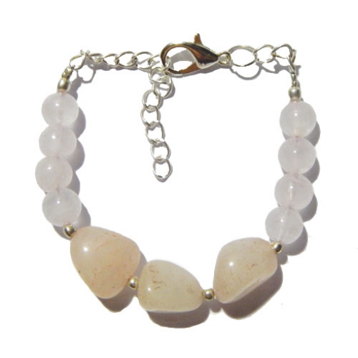 Gemstone Rose Quartz Bracelet