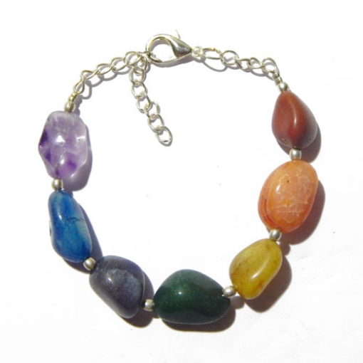 Gemstone 7 Chakra Bracelet.