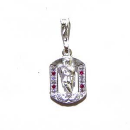 Silver Krishna Pendant