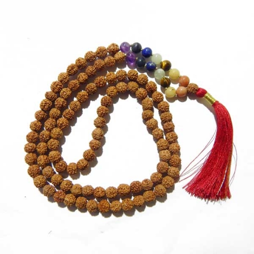 7 Chakra Rudraksha Mala