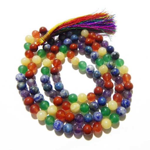 7 Chakra Gemstone Mala