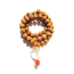 5 Face Rudraksha Mala with Crystal Pendant