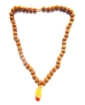 5 Face Rudraksha Mala with Citrine Pendant