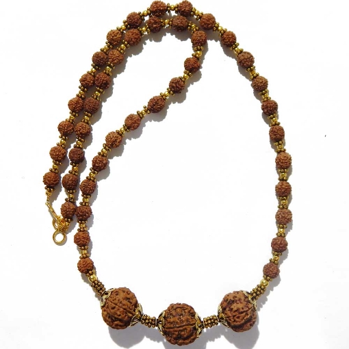 5 Face Nepali Rudraksha Mala