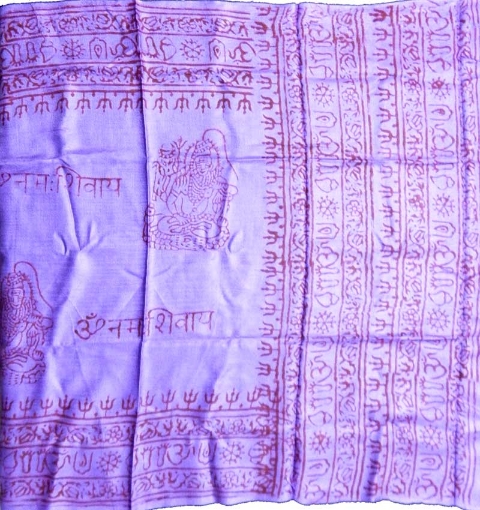 Large Size Shiva Printed Stole