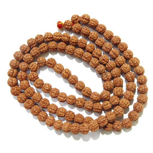 9mm Semi chikna Rudraksha Mala