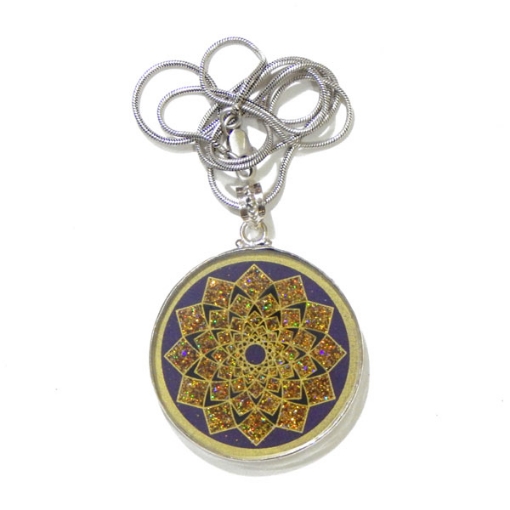 Picture of Sahasrara Sacred  Geometric Pendant