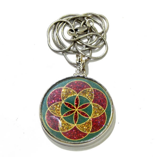 Picture of Seed Of Life Sacred  Geometric Pendant