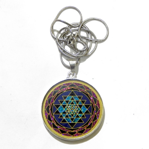 Picture of Sri Yantra Sacred Geometric Pendant