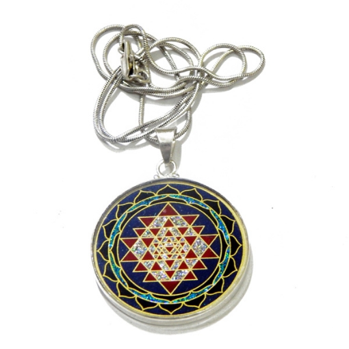 Picture of Sri Yantra Sacred Geometric Pendant