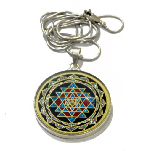 Picture of Sri Yantra Sacred Geometric Pendant