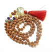 Rudraksha Mala with Green OnyxPendant