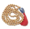 Rudraksha Mala with Lapis Lauli Pendant