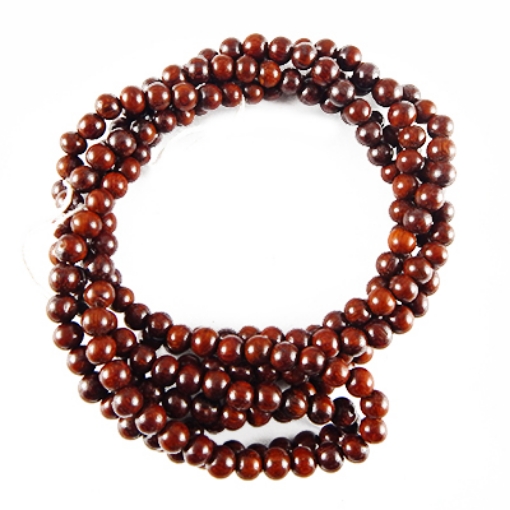 Picture of Red Sandalwood Beads 6mm