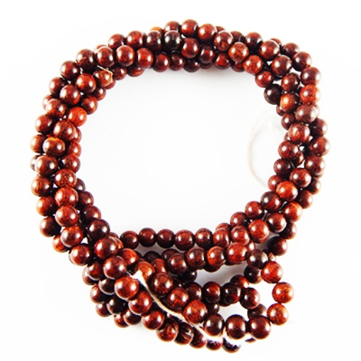 Picture of Perles de bois de santal rouge 7 mm