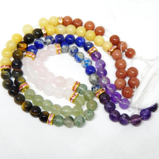 Picture of 7 Chakra Steinschnur 4 mm