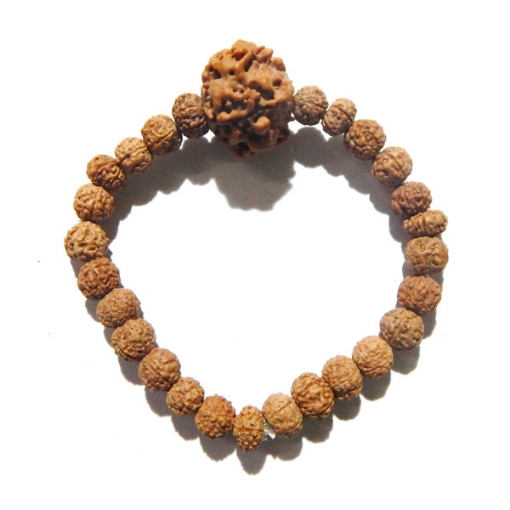 Picture of Armband mit 5 Gesichts Rudraksha Perlen